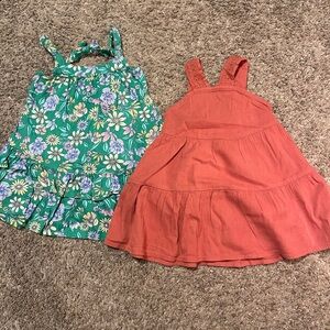 Old Navy Floral and Coral Kids Dresses